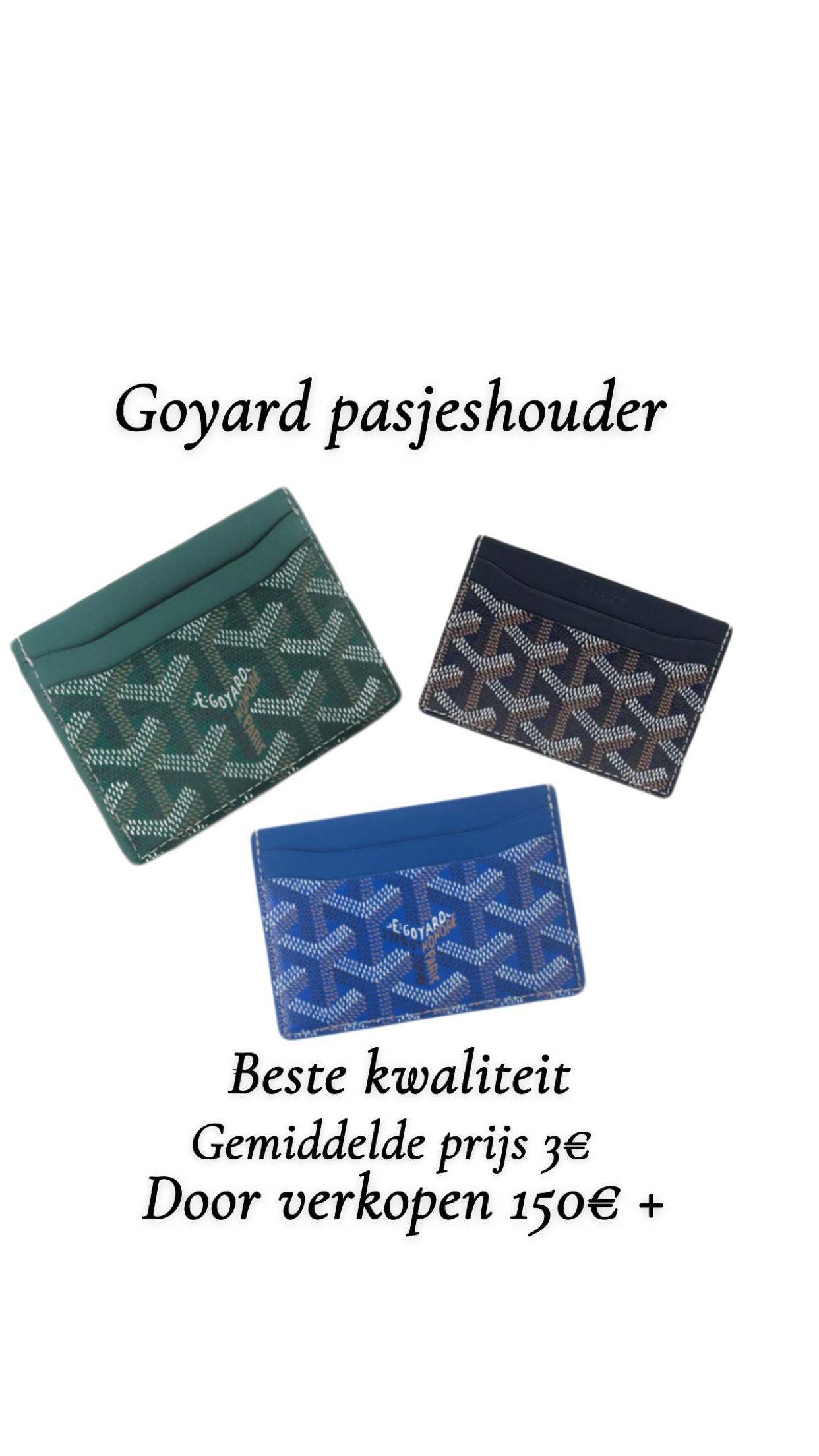Goyard pasjes houder